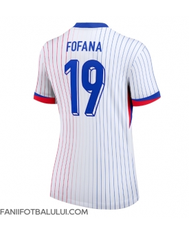 Franța Youssouf Fofana #19 Echipament de Fotbal Replică European 2024 Femei Deplasare
